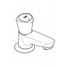 Grohe Keramische toiletkraan ½", chroom-20405001