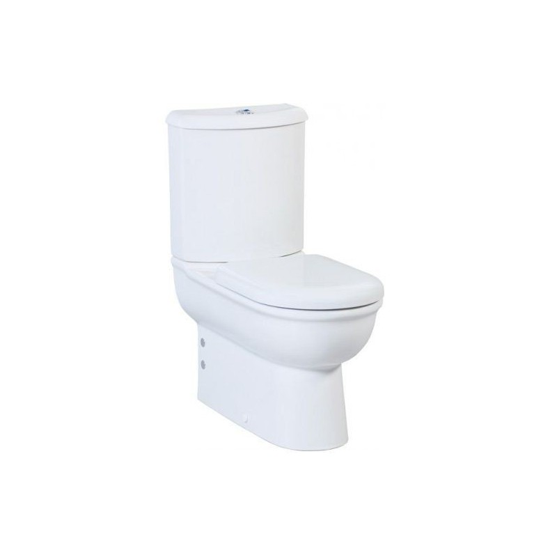 Banio Selin wit staande WC kompleet,   muur/onder-uitgang