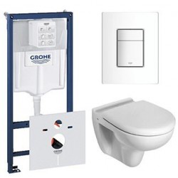 Grohe Pack Rapid SL met Hangtoilet Ideal standard Wit
