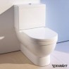 DURAVIT Starck 3 Binnenw. toilet 74 cm Starck 3 wit afvoer Vario, diepsp., gesloten WGL-21040900001