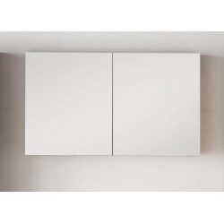 Miroir avec armoire pour meuble de salle de bain Banio-Tony Couleur: Blanc Hauteur 70 Largeur 120 Profondeur 16