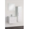 Badkamermeubel Banio-Dago Wit met spiegel en kolomkast - 50x59x45,6 cm