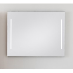 Banio Spiegel 90x70 cm met verticaal LED verlichting | Banio badkamer