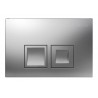 Geberit Duofix wc pack hangtoilet rimless mat antraciet met sproeier en chroom bedieningsplaat compleet