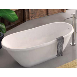 Ponsi vrijstaand bad in solid surface Gamma 170x70cm - wit