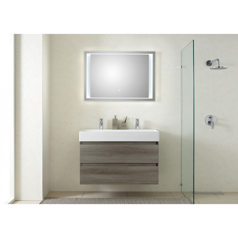 Pelipal badkamermeubel met luxe spiegel Bali101 - grafiet
