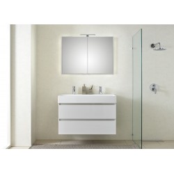 Pelipal badkamermeubel met luxe spiegel Bali101 - wit