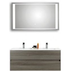 Pelipal badkamermeubel met luxe spiegel Cento120 - grafiet