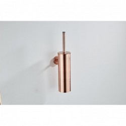 Banio Copper toiletborstel met wandhouder geborsteld koper