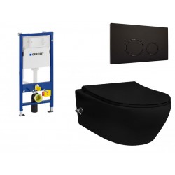 Geberit Pack met Design ophang wc witte toets - Banio badkamer