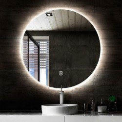 Banio Circle ronde spiegel met LED verlichting 80cm incl. spiegelverwarming