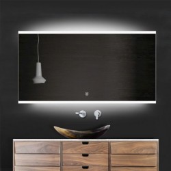 Banio Riga LED spiegel 120x70cm met spiegelverwarming