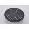 Banio Nero mat zwart opbouw regendouche 30cm met thermostaatkraan en 3 standen handdouche