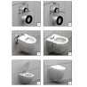 Banio design hangtoilet zonder sproeier - Mat wit | Banio badkamer
