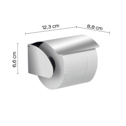copy of Gedy toiletrolhouder met deksel Project chroom