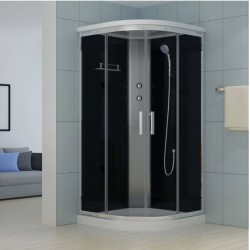Bani Econo cabine de douche complète quart de cercle 90x90x215cm