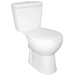 Niagara Duo compact toilet, randloos (met zitting)